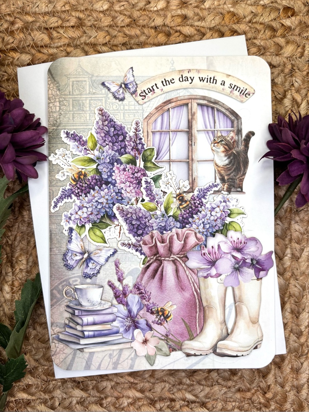 Handmade Thank You Greeting Card